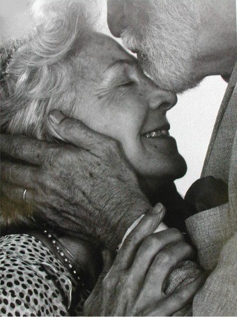 old couple in love