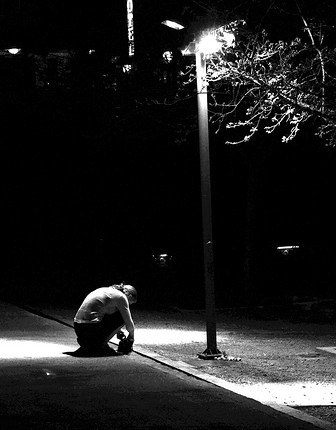 alone in the night